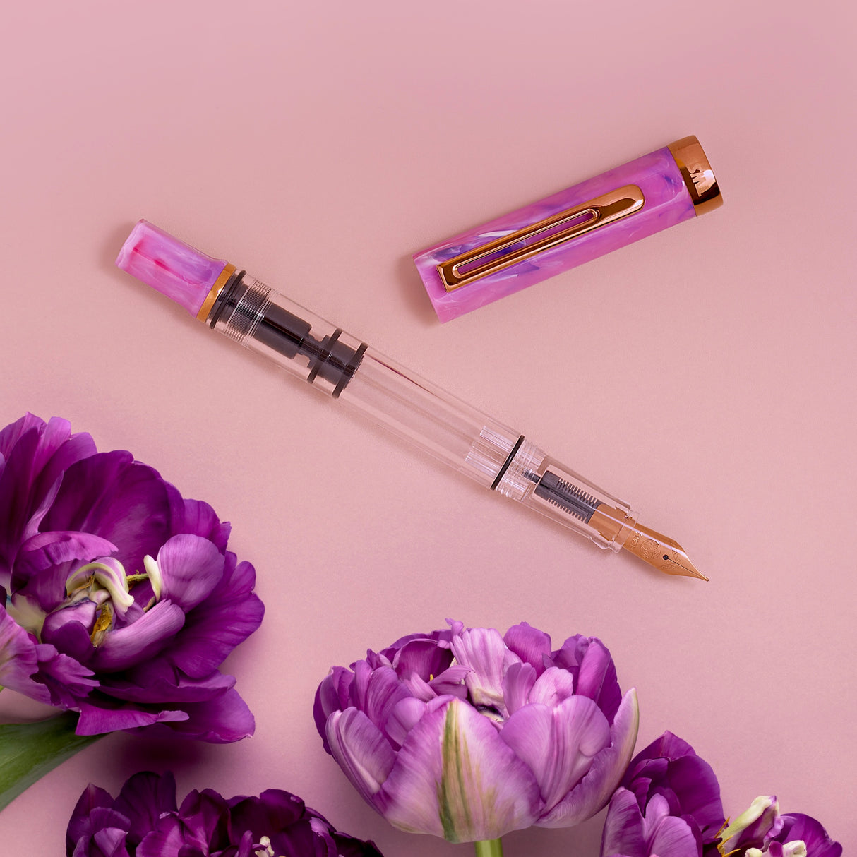 TWSBI ECO Fluorite w/ Bronze Fountain Pen
Comes in EF, F, M, B, Stub1.1 nib choices
Pen cap is able to post onto the back of the pen
Piston Filler Fountain pen.
Simply unscrew the end cap, dip into ink, screw back the end cap, and you're done! Ready to write!!
Pen cap has an inner cap to ensure a perfect seal when stored away.
Made for the beginner who just wants to try out fountain pens, all the way to the experts. A good everyday worker.
Please note: Ink is NOT included
A quick