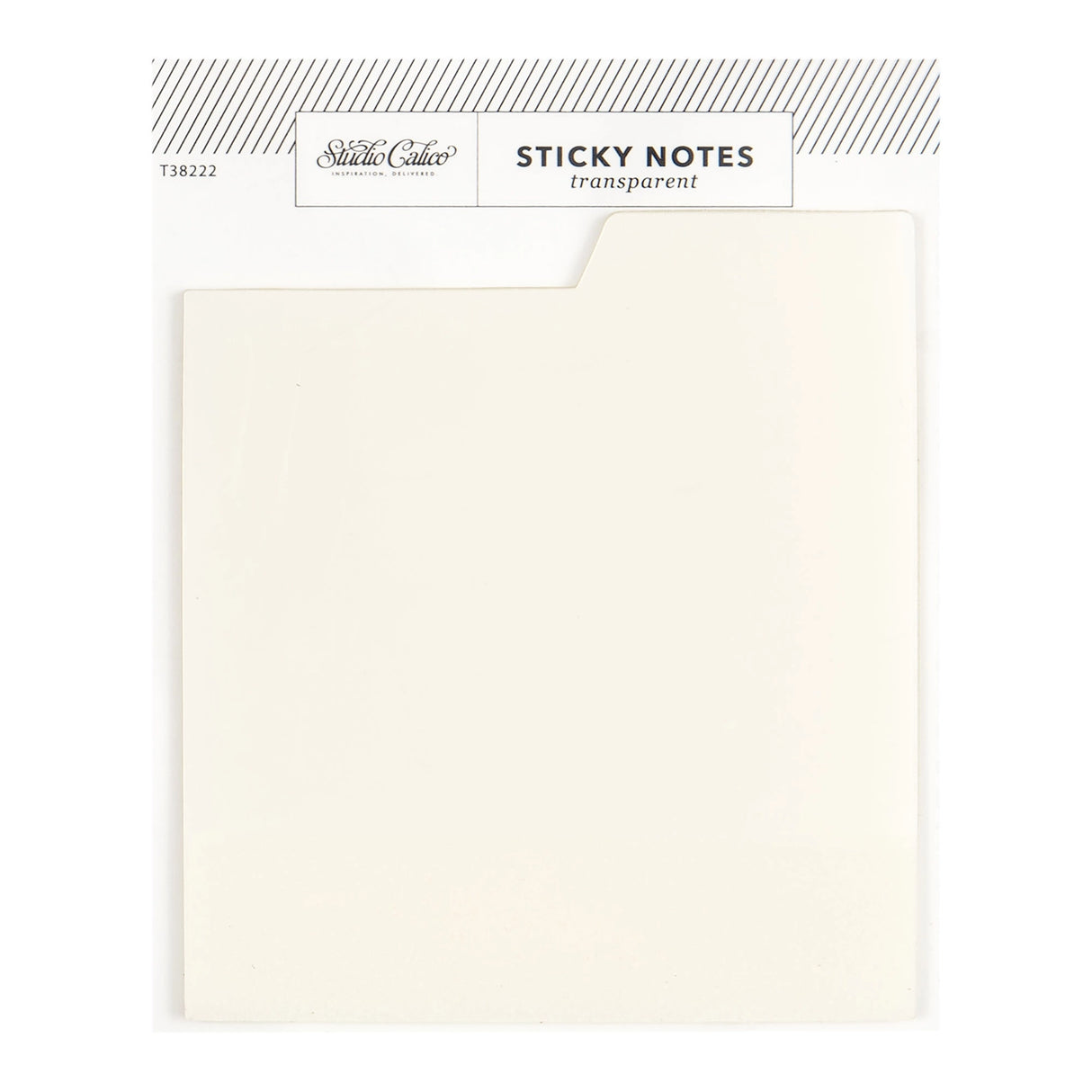 Tabbed Transparent Sticky Notes - Clear
Streamline your tasks with the Clear Tabbed Transparent Sticky Notes, offering simplicity and style to your workspace.
1 - 3" x 3.3" tabbed vellum sticky notepad, 30 sheets