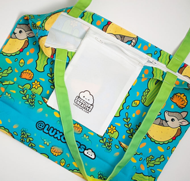 Bolsa de mano con forma de tacodillo