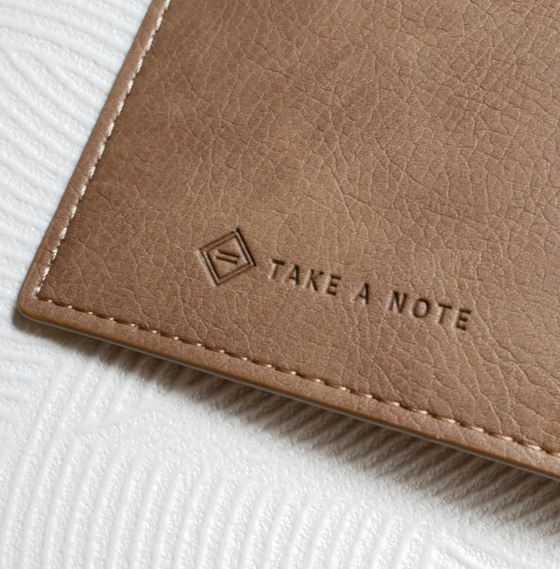 Take A Note Vegan Leather Planner Cover B6