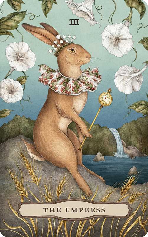 From New York Times bestselling illustrator Jessica Roux comes a tarot deck and guidebook to accompany her beloved Woodland Wardens Oracle. Enter Roux’s enchanted world and deepen your relationship to the Wardens, all within the timeless framework of the Rider-Waite-Smith tarot.
The Tarot of the Woodland Wardens elegantly captures the magic of flora and fauna through the major and minor arcana.
