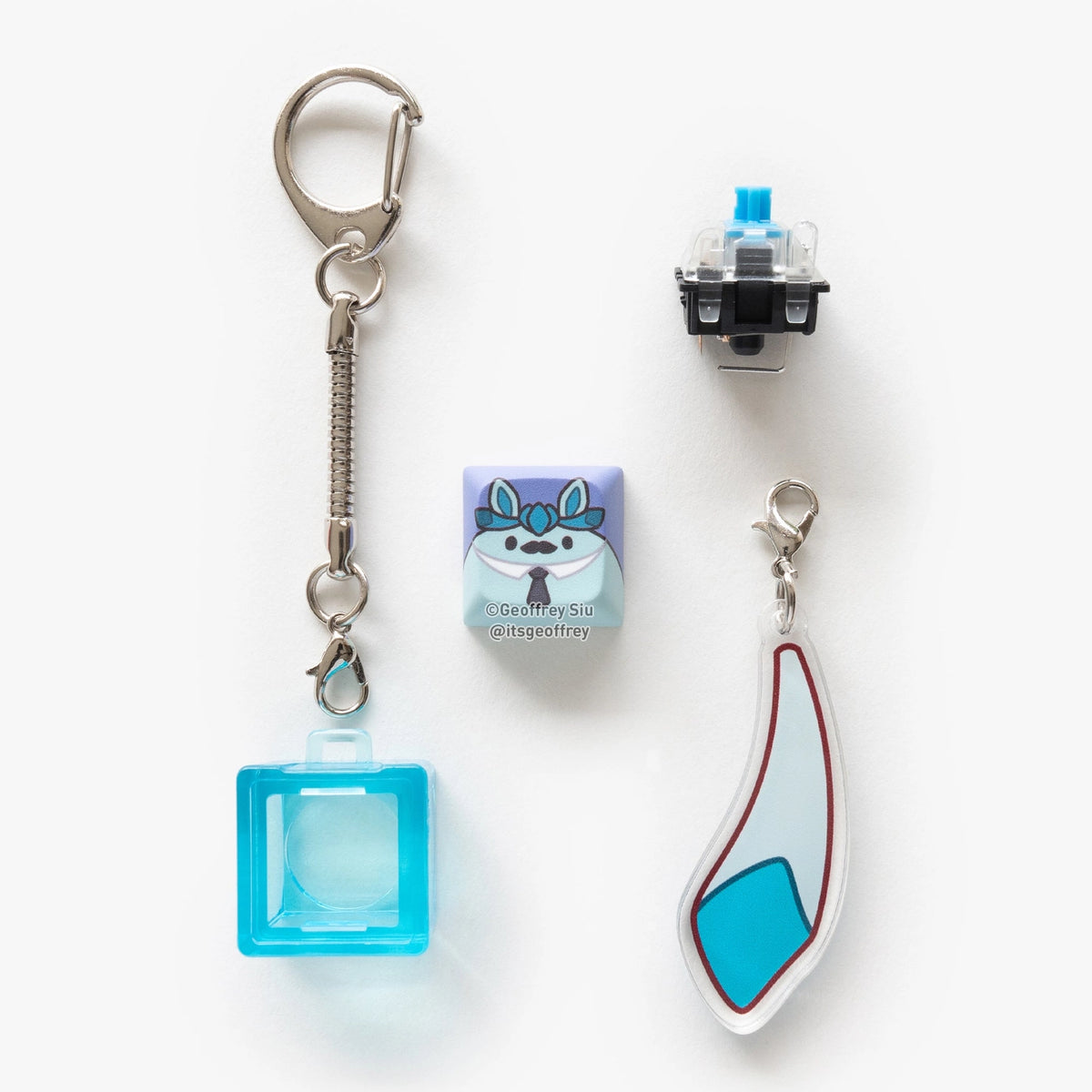 Teaveelution Clicky Keychains - Glitzeon – Little Craft Place