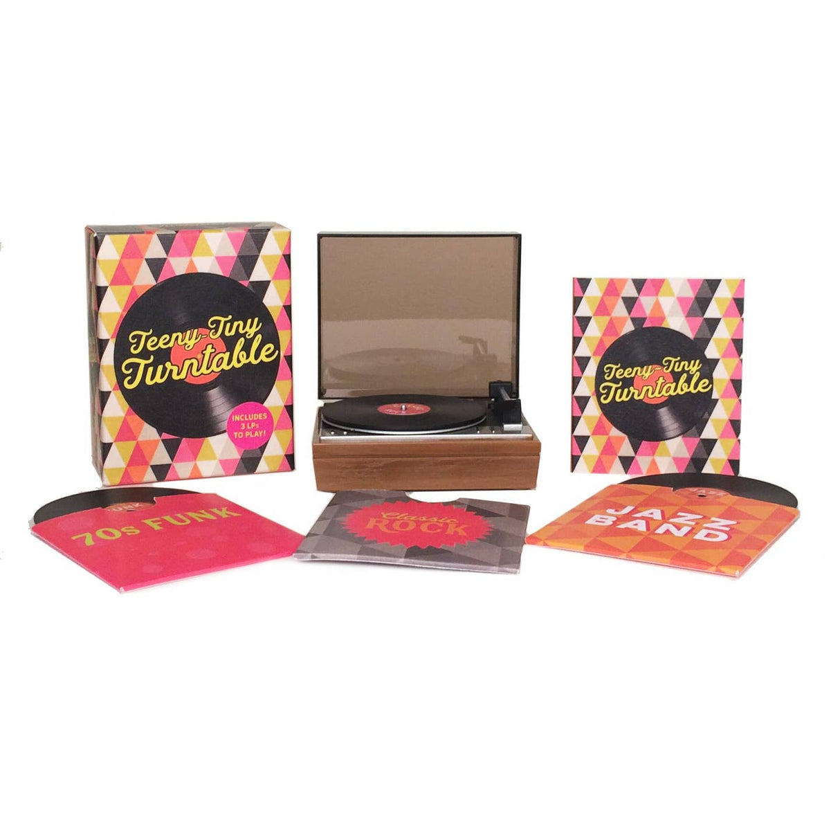 Teeny-Tiny Turntable: Includes 3 Mini-Lps To Play!