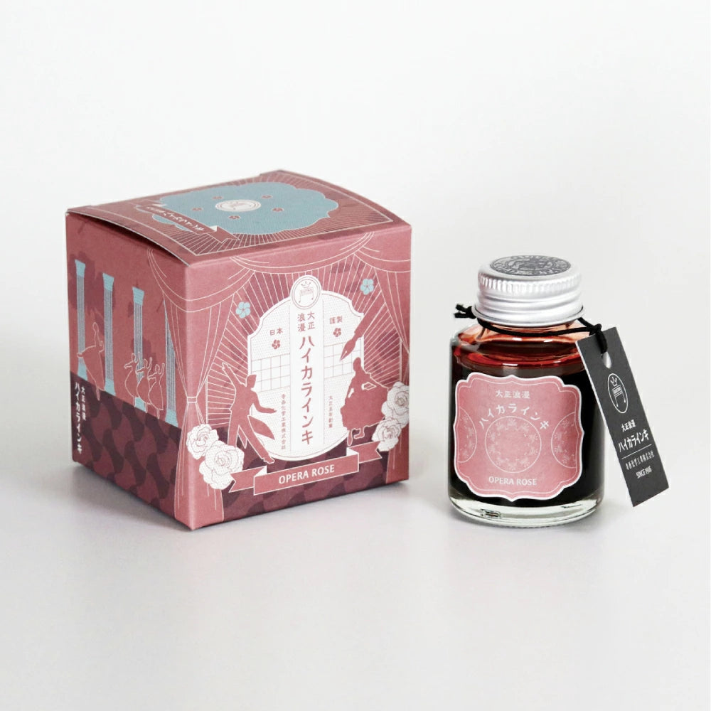 Teranishi Guitar Taisho Romance Haikara Ink - Opera Rose - 40ml