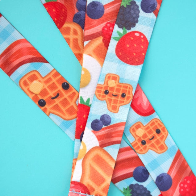 Texas Waffle Lanyard