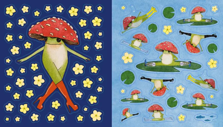 Meet The Little Frog, the adorable amphibian guide who’s hopped into the hearts of millions around the world. With friendly encouragement, sheer charisma, and a flair for fabulous footwear, the Little Frog is here to brighten your day, one sticker at a time.