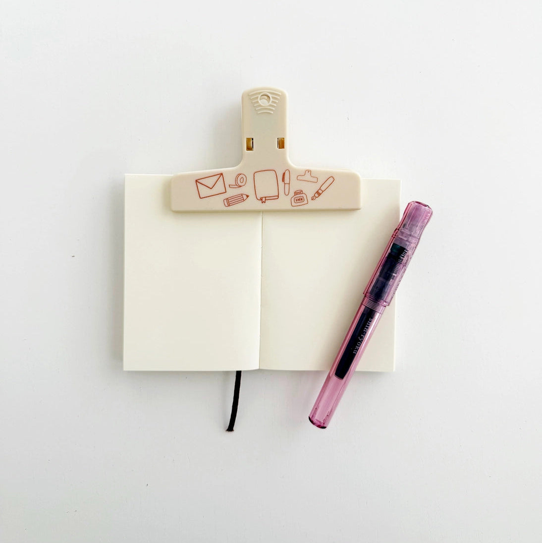 The Paper + Craft Pantry Journal Clip - Stationery Doodles