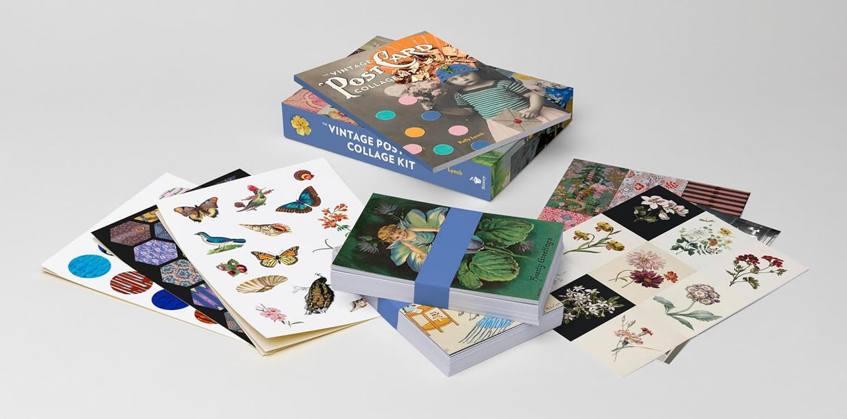 The Vintage Postcard Collage Kit