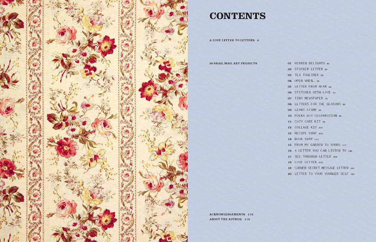 Whether you're new to snail mail or already love writing letters, collecting beautiful stationery and creating meaningful keepsakes, The Art of Snail Mail is your inspiring guide to slowing down, getting creative and connecting with the people you care about through the art of handwritten correspondence.