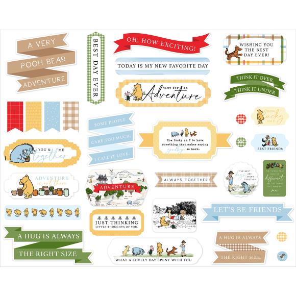 Echo Park The House at Pooh Corner Ephemera - Titles & Phrases