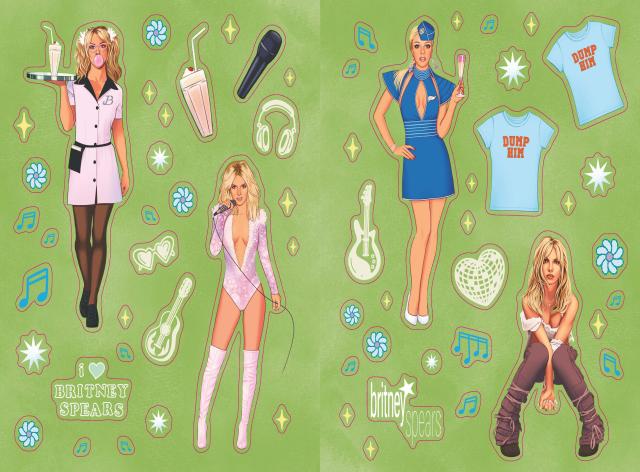 Gimme more (stickers)! Celebrate the pop culture icon and music hit-maker with 500+ bold and vibrant stickers that feature photography, lyrics, artwork, and more. This product is officially licensed with the superstar's management!