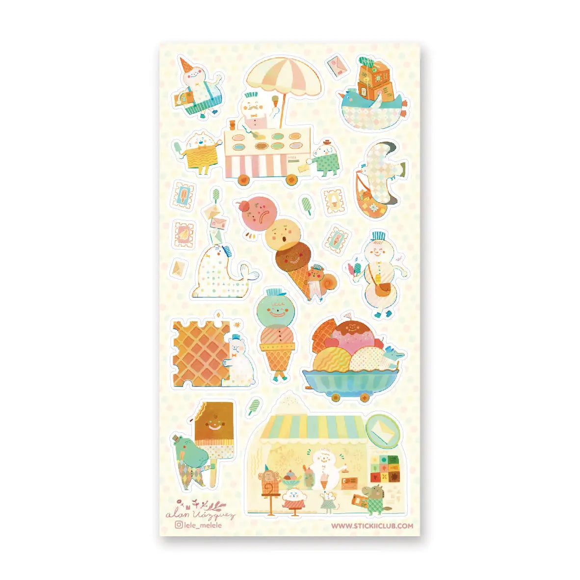 STICKII The Sweet Post Sticker Sheet