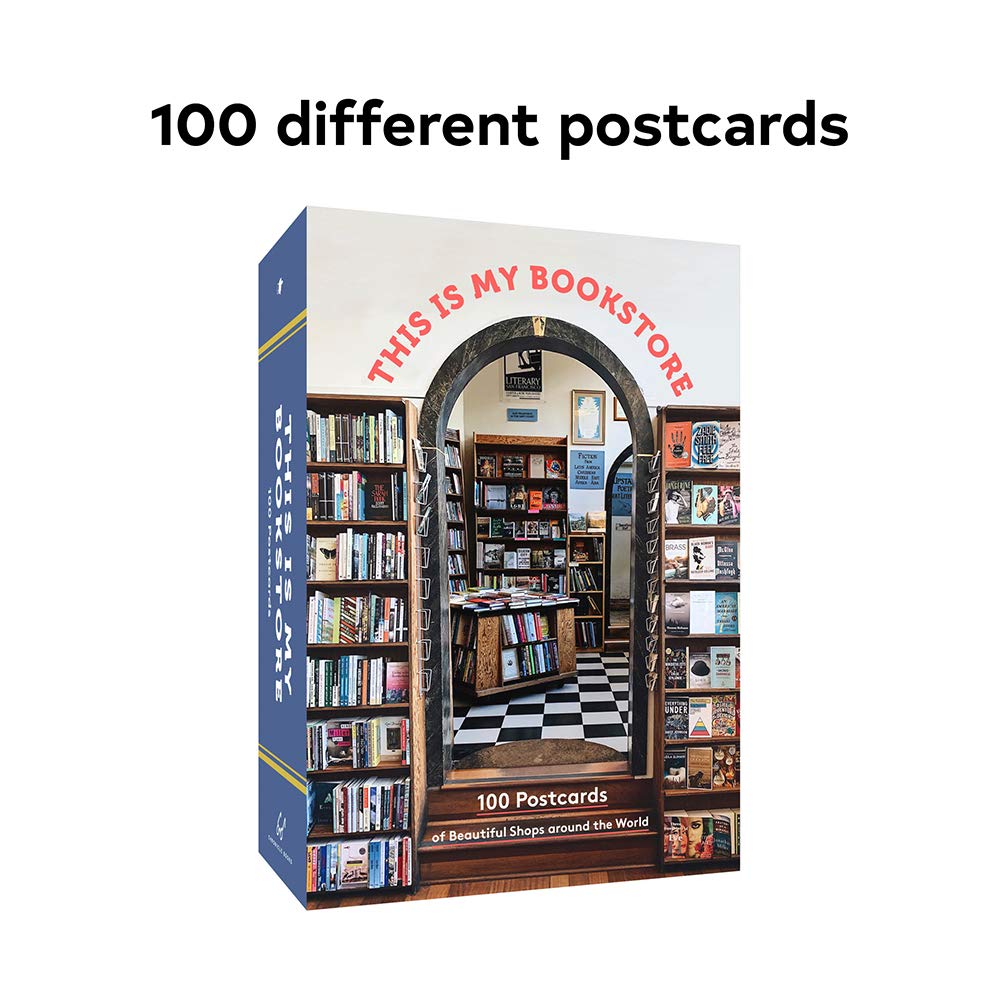 This Is My Bookstore Postcard Box