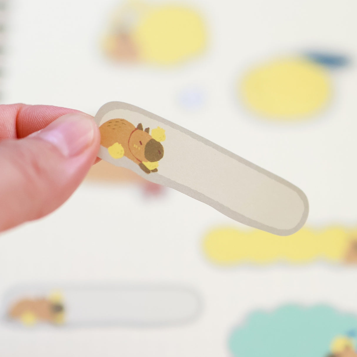 Thousand Skies Paper Roll Labels (Kiss Cut) - Capybara