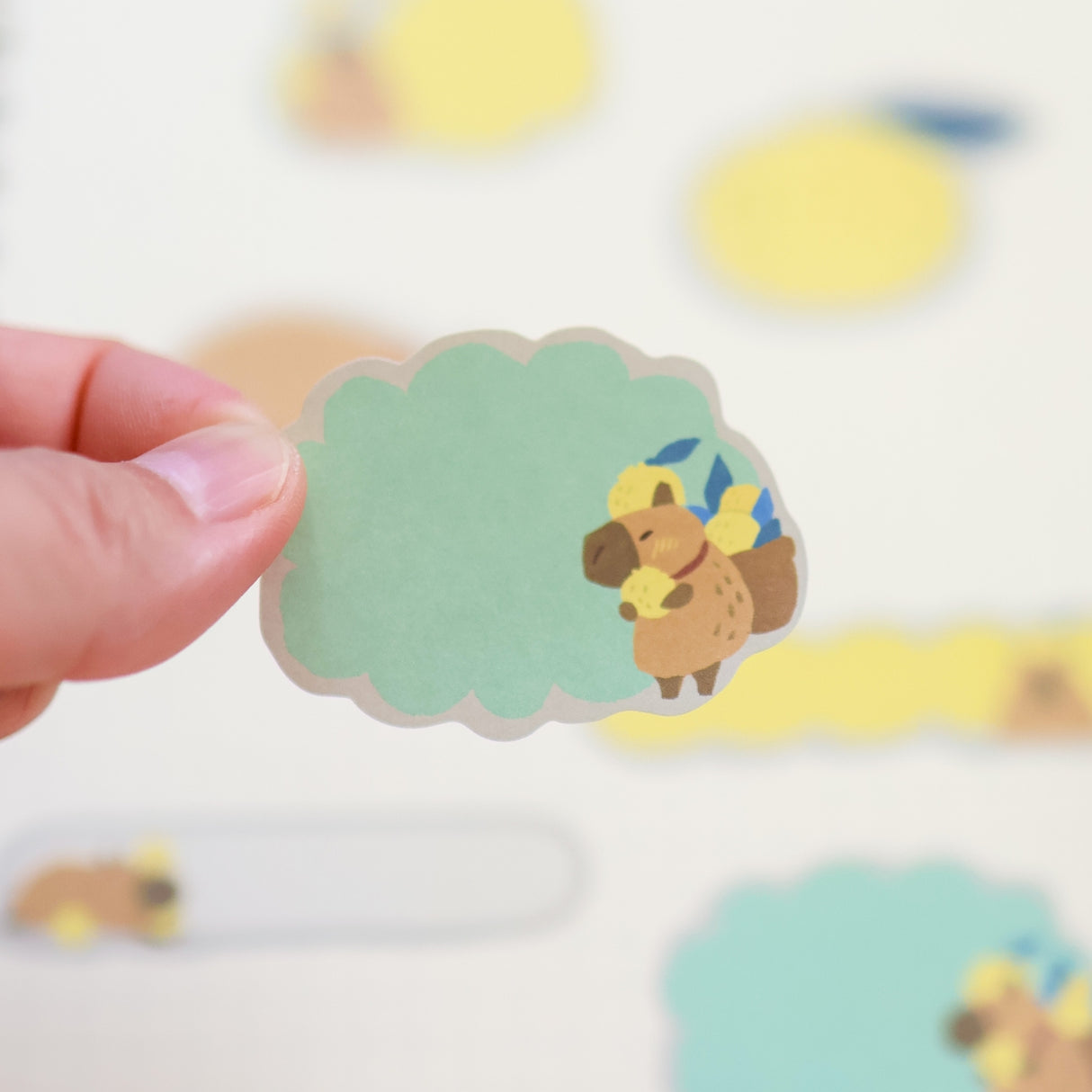 Thousand Skies Paper Roll Labels (Kiss Cut) - Capybara