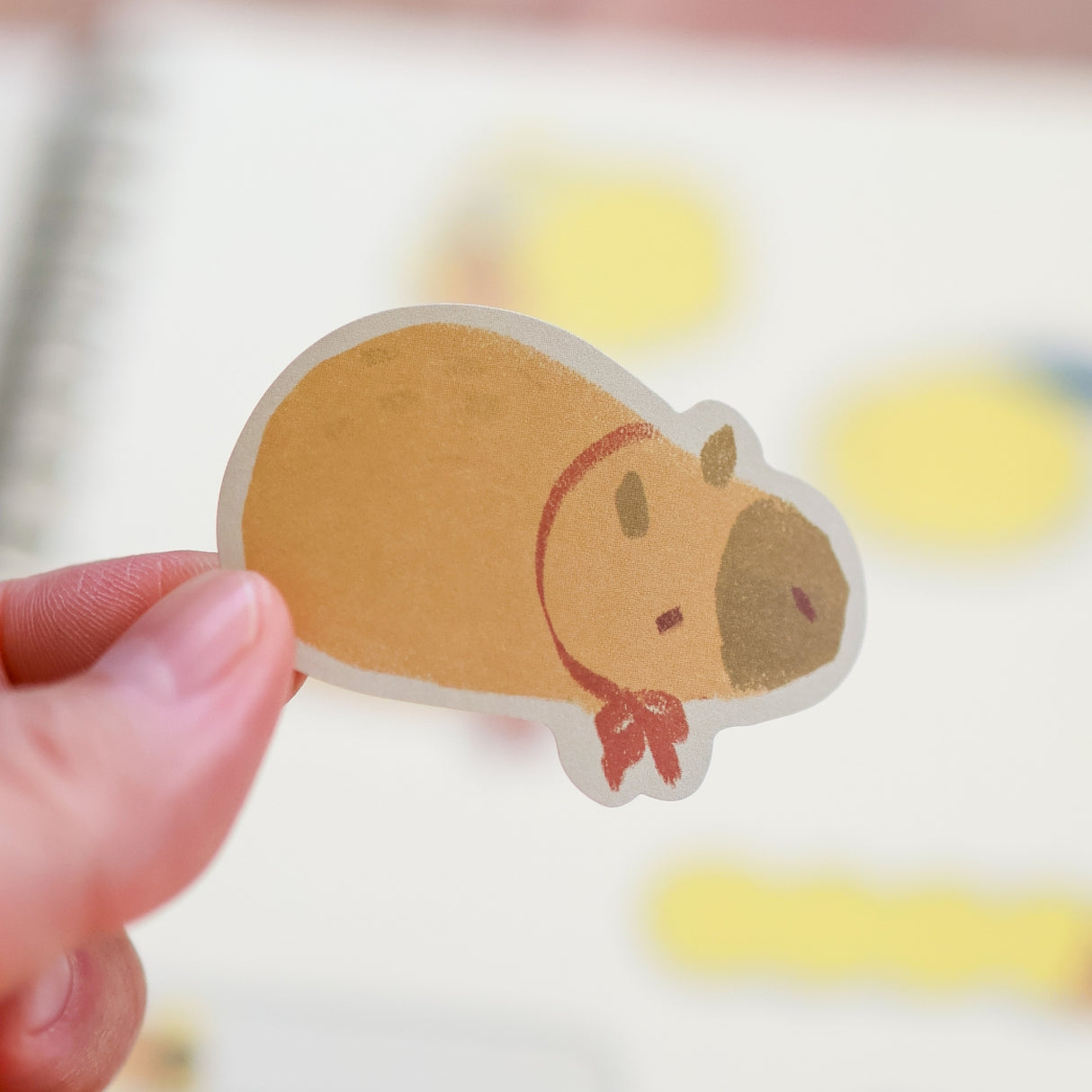 Thousand Skies Paper Roll Labels (Kiss Cut) - Capybara