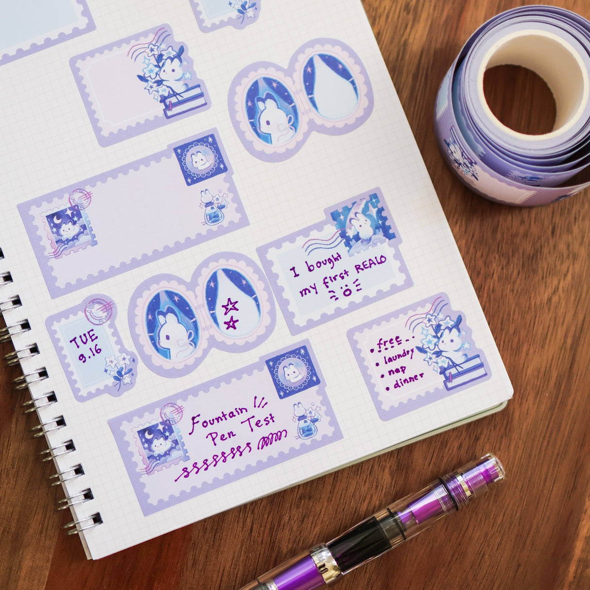 Thousand Skies Paper Roll Labels (Kiss Cut) - Star Bouquet