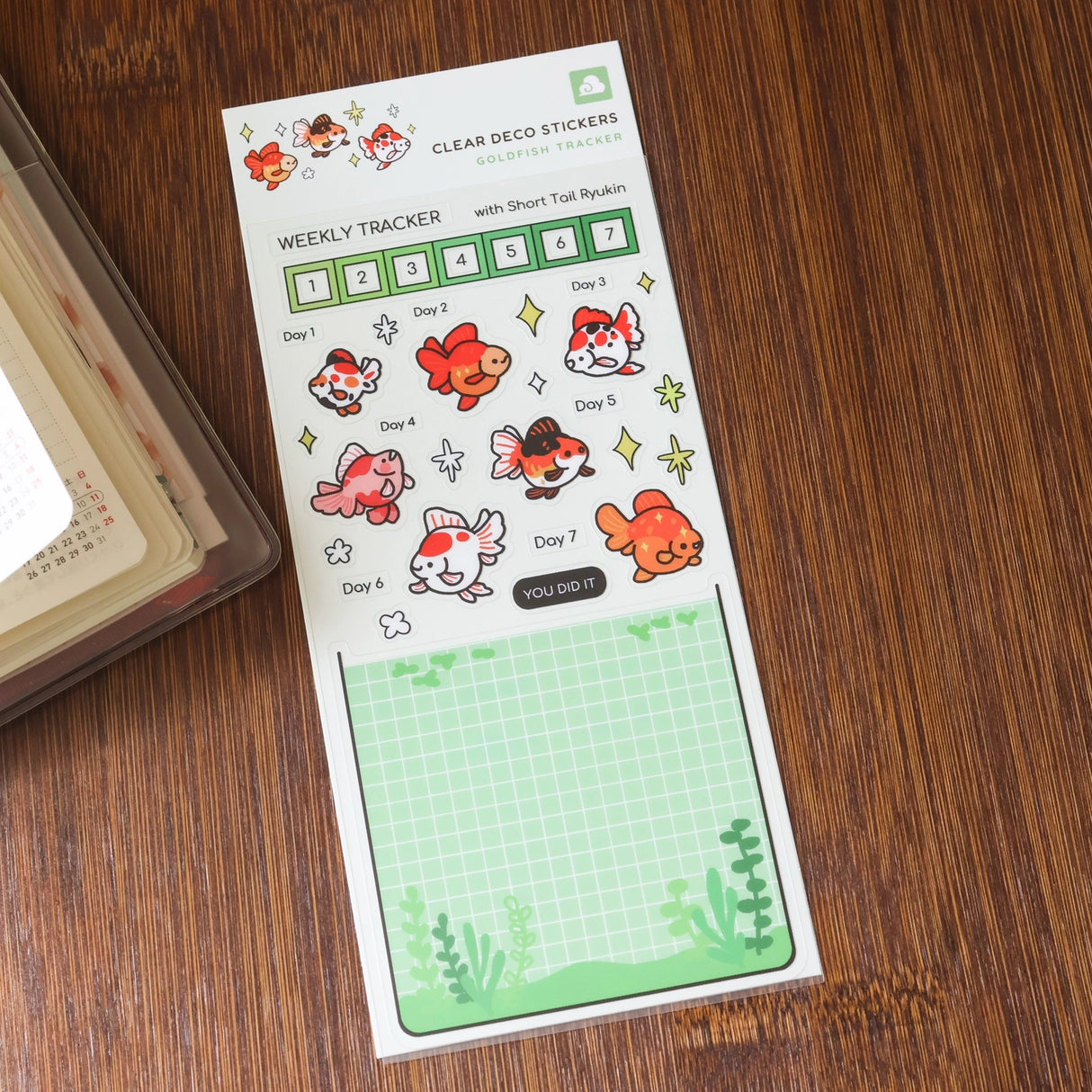 Cute decorative stickers for your journal and stationery collection!
Clear
Sticker Sheet: 6 x 3 inches
Sticker Sheet Package: 7 x 3 inches