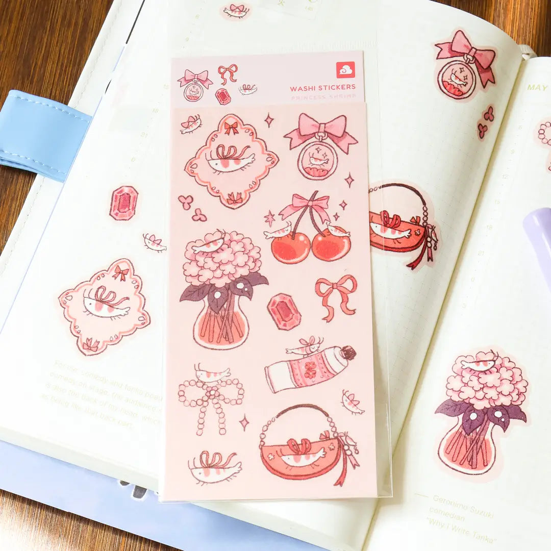 Cute decorative stickers for your journal and stationery collection!
Sticker Sheet: 6 x 3 inches
Sticker Sheet Package: 7 x 3 inches