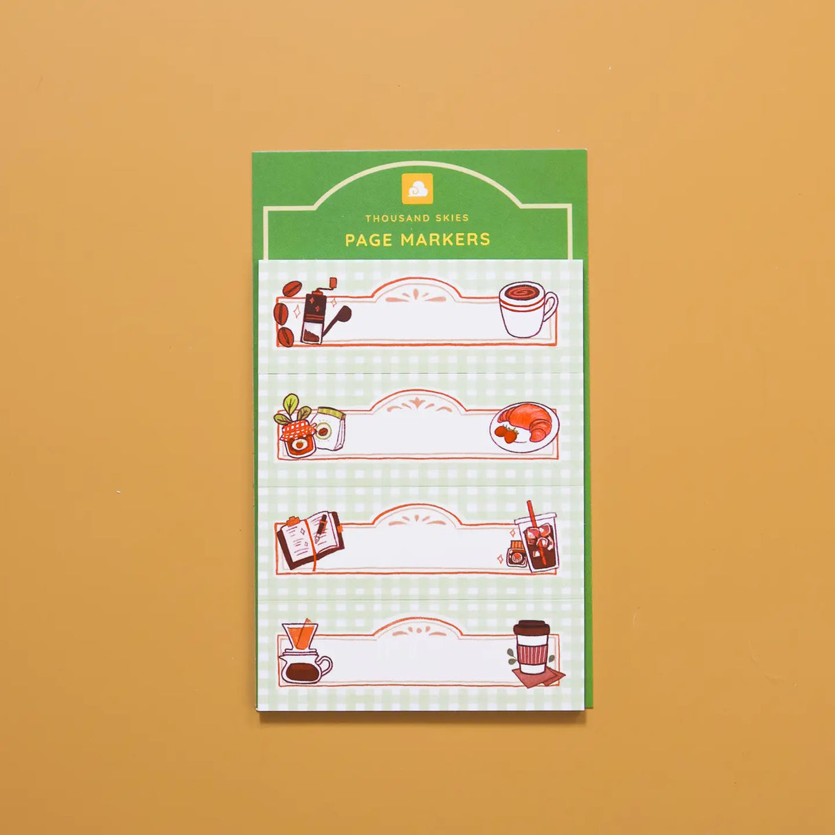 Thousand Skies Page Markers Coffee Break