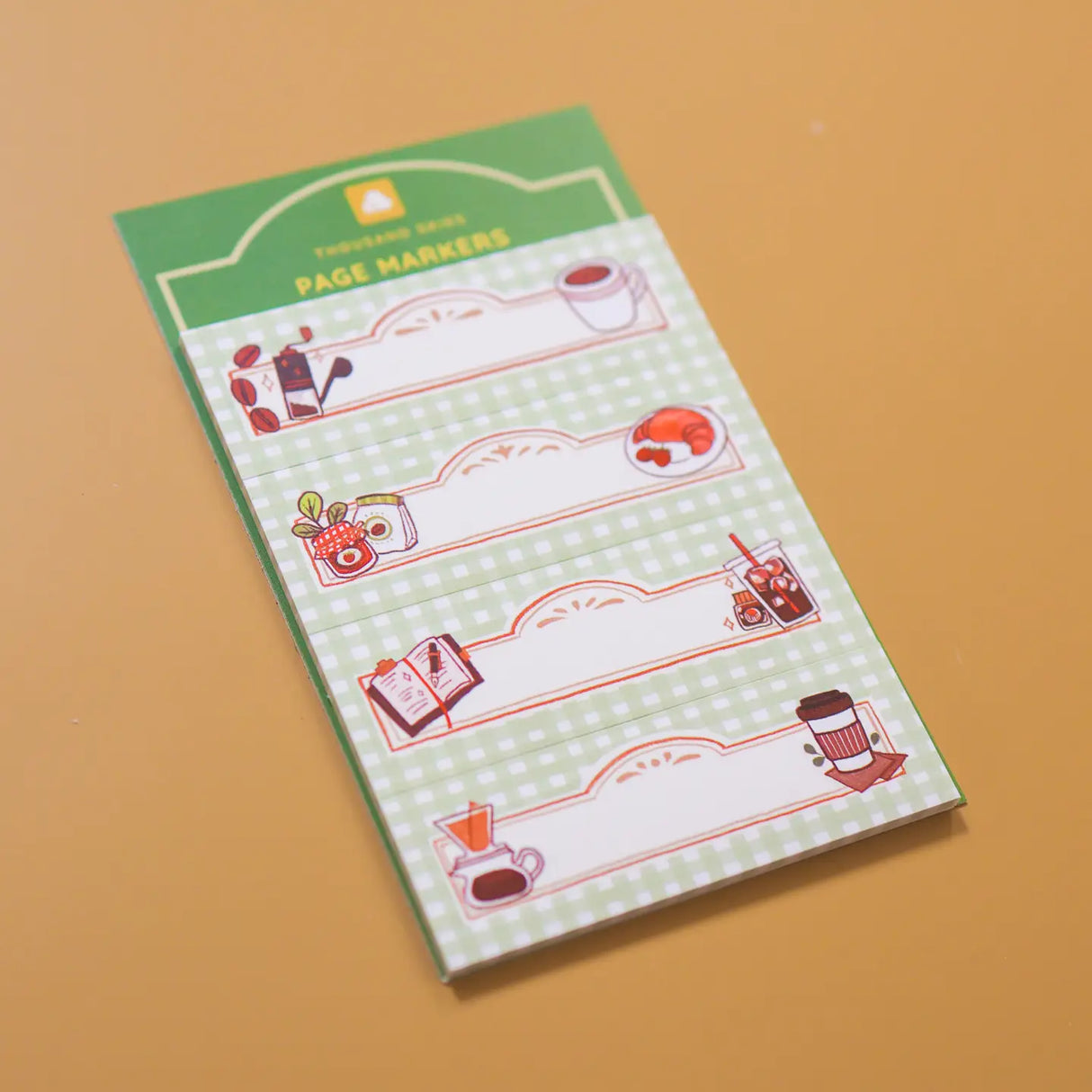 Thousand Skies Page Markers Coffee Break