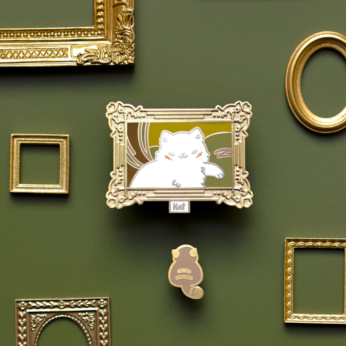 The pin size is roughly .75-1" inch, each set comes with two pins.
The pins have butterfly clutches to make them extra secure. You pin them to your jacket, fabric bag, or hat. The pins will be mailed in a padded envelope for additional protection.
Please consider monitor calibrations are all different. The color you see might slightly differ from the photo.
Design © Thousand Skies