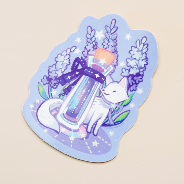Thousand Skies Ink Potion Icy Lavender Vinyl Sticker