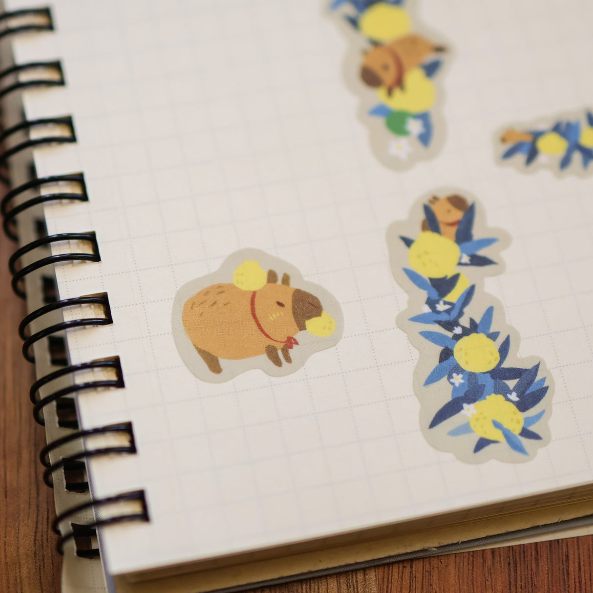 Thousand Skies Kiss Cut Pet Tape - Yuzu Thief Capy Capybara