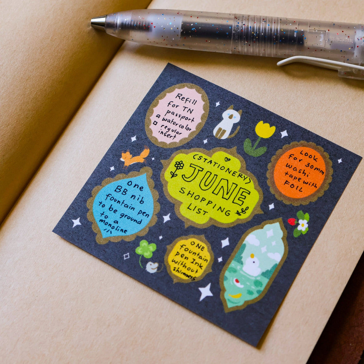 Full color sticky notes featuring one of Thousand Skies' known designs, retro frames!
3x3 inches
25 sheets
Printed with 3M