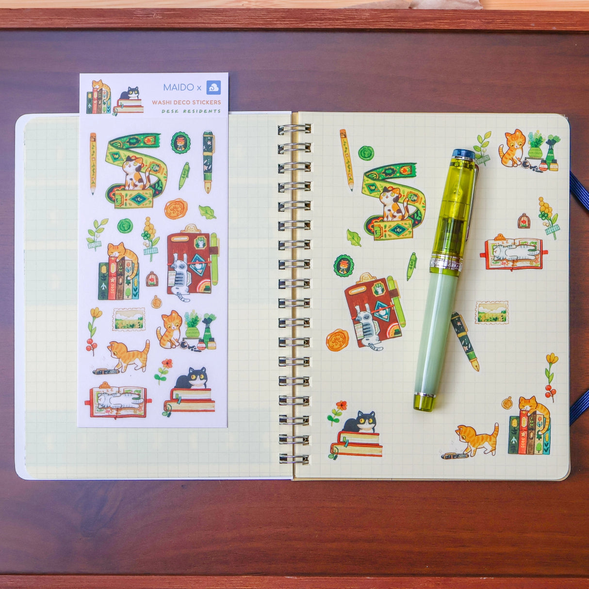 Cute decorative stickers for your journal and stationery collection!
Sticker Sheet: 6 x 3 inches
Sticker Sheet Package: 7 x 3 inches