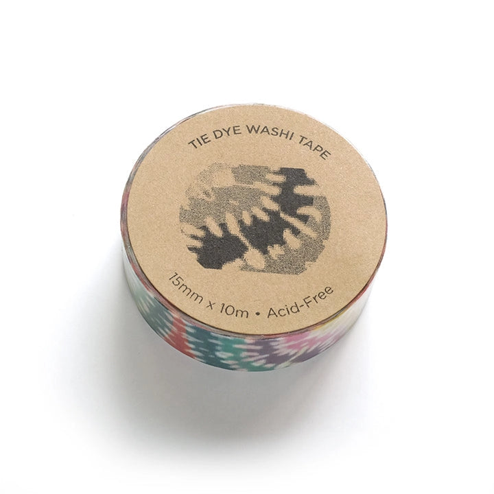 Unleash your inner flower child as you jazz up your notebooks, journals, and scrapbooks with swirls of vibrant color. Each roll of our Tie Dye Washi Tape is like a mini tie-dye masterpiece, ready to turn even the most mundane task into a groovy adventure!
Each roll is 15mm X 10m
Acid-free
Original Smarty Pants design
Individually shrink wrapped
Kraft label on top displays pattern of tape
White label on bottom with product information