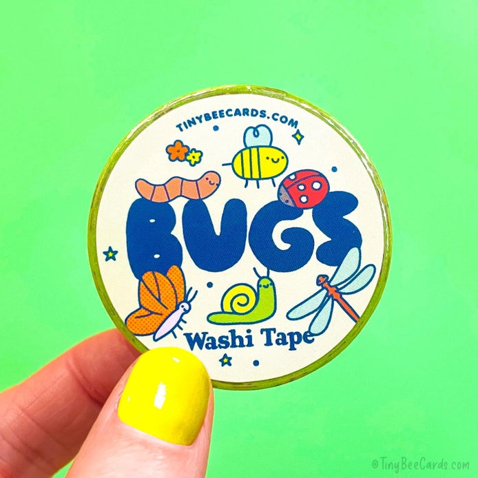 Tiny Bee Cards Bugs Washi Tape