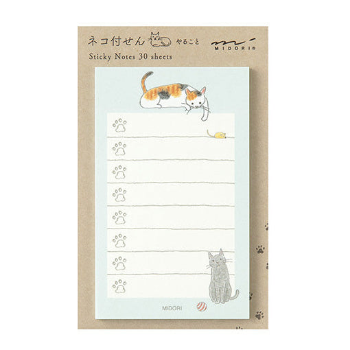 Illustrator Sayo Koizumi, who is a true cat lover, has a cute illustration of a cat with a soft atmosphere, and it is a paper with something to do. While enjoying the sense of accomplishment of checking the paw mark and finishing it, you will be healed by cute cat illustrations.
You can use it as a memo in the margins of your notebook, or add it to a small everyday scene such as a gift or a message at work, it will be a wonderful message.
It is made of glue that does not curl up when peeled off and sticks