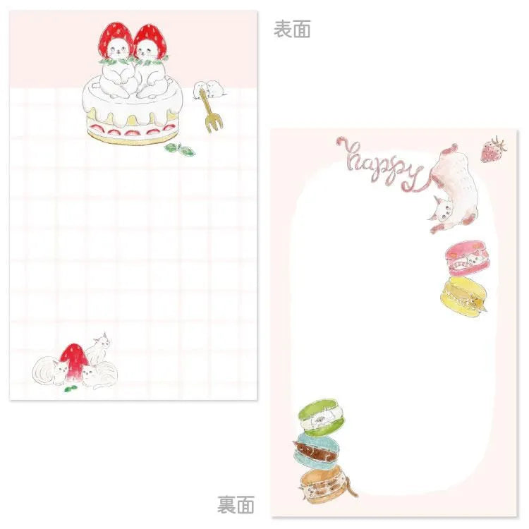 A new collection of double-sided memo pads has arrived! Both sides will have different illustrations and can be used according to your personal desire.
Size: 80×126 mm / 20 sheets of the same design bound
Material: Paper