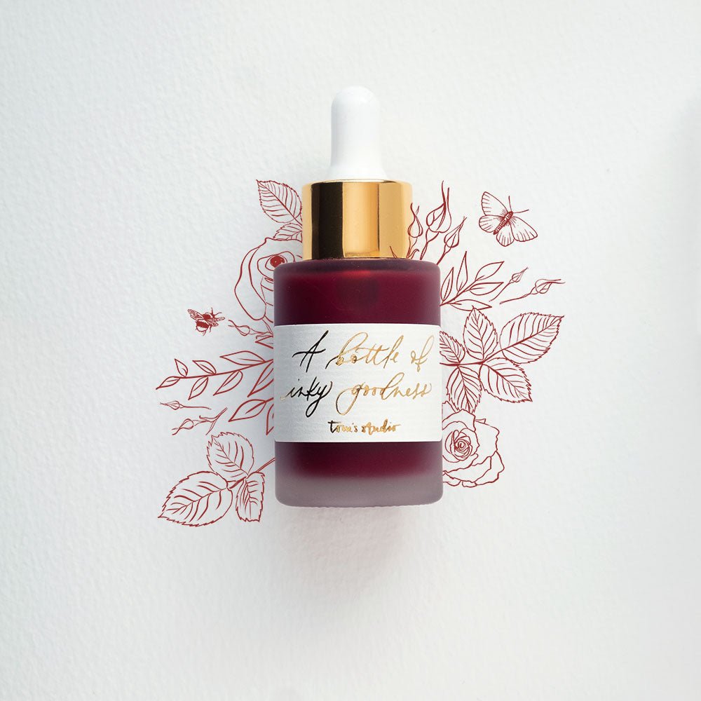 Tom's Studio - Calligraphy Ink - English Rose