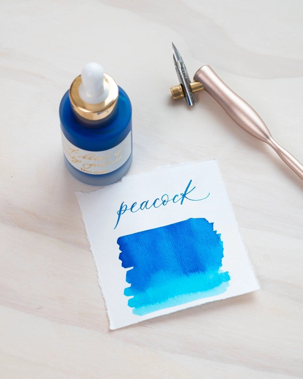 Tom's Studio - Calligraphy Ink - Peacock