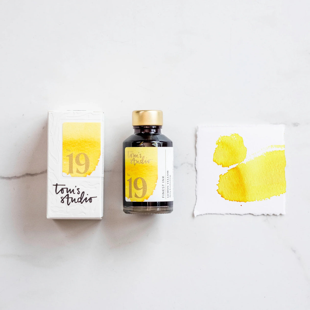 Tom's Studio - Fountain Pen Ink - 19 Lemon Yellow