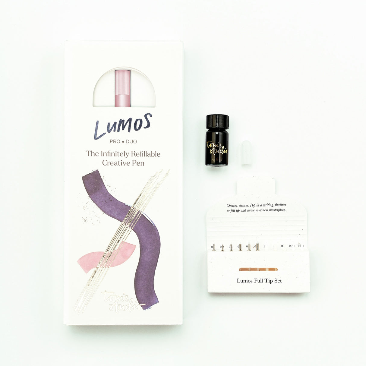 Tom's Studio - Lumos Pro Duo Refillable Pen - Blush