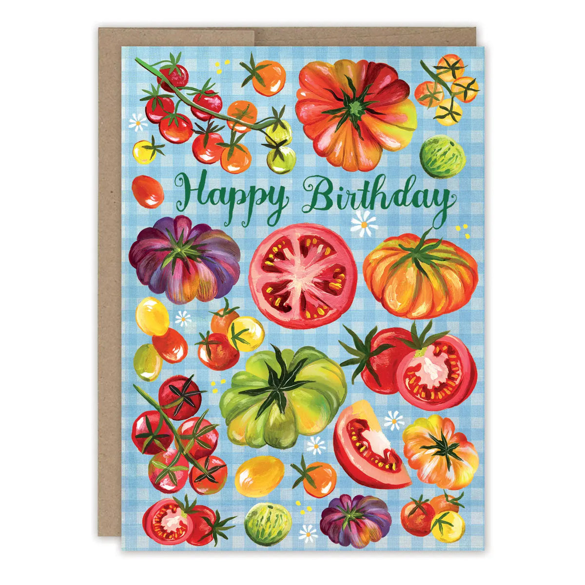 Inside verse: Sending you an abundance of wishes
• Illustrated by Katie Daisy
• Pre-priced
• Size: A6, 4.5" x 6.25"
• Paired with a Kraft envelope
• Printed in the USA.