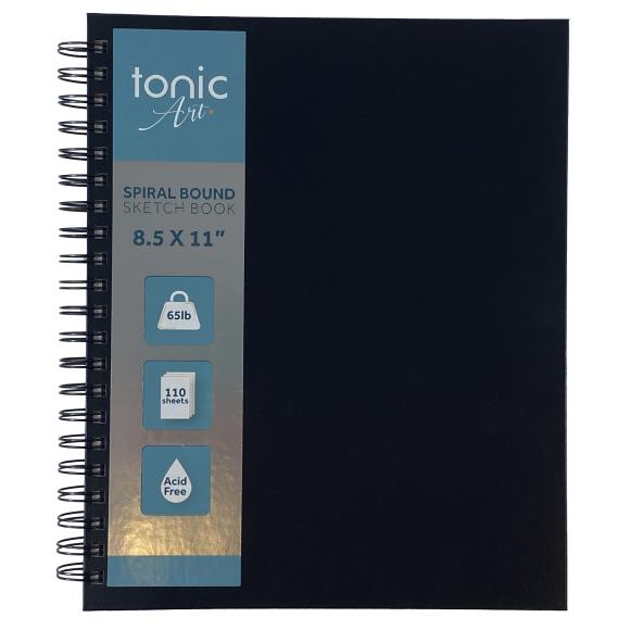 Tonic-Art Spiral Hardcover Sketchbook 8.5"X11"