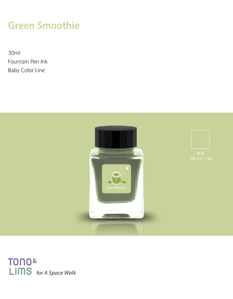 Tono and Lims Ink - Baby Color Green Smoothie