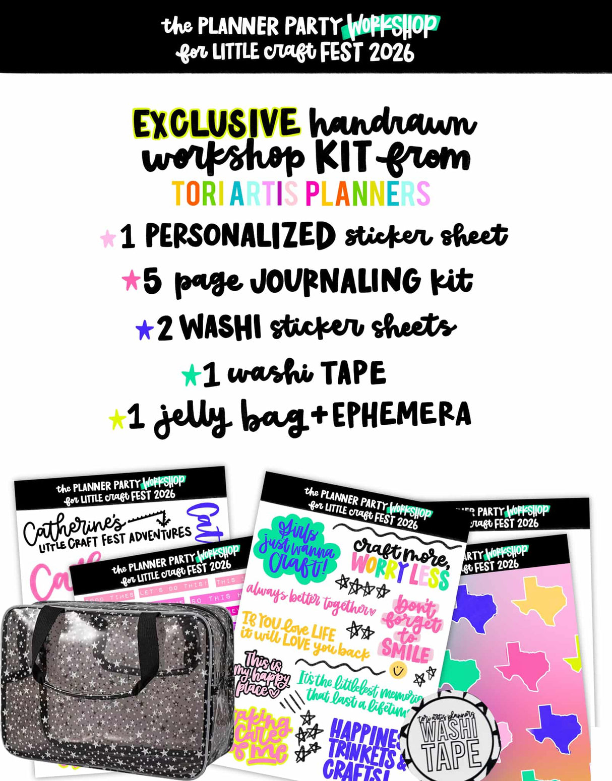 The Planner Party Workshop with Tori Artis