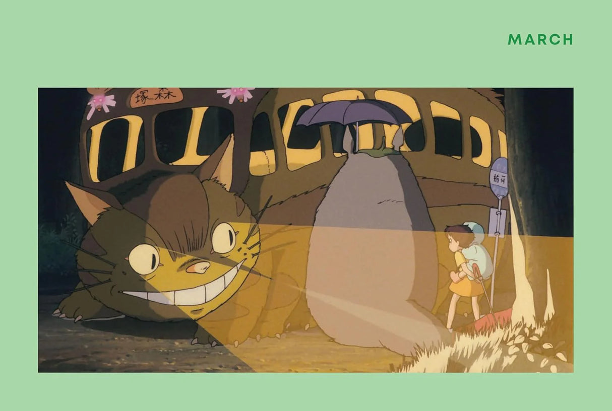 Studio Ghibli My Neighbor Totoro 2026 12-Month Weekly Planner