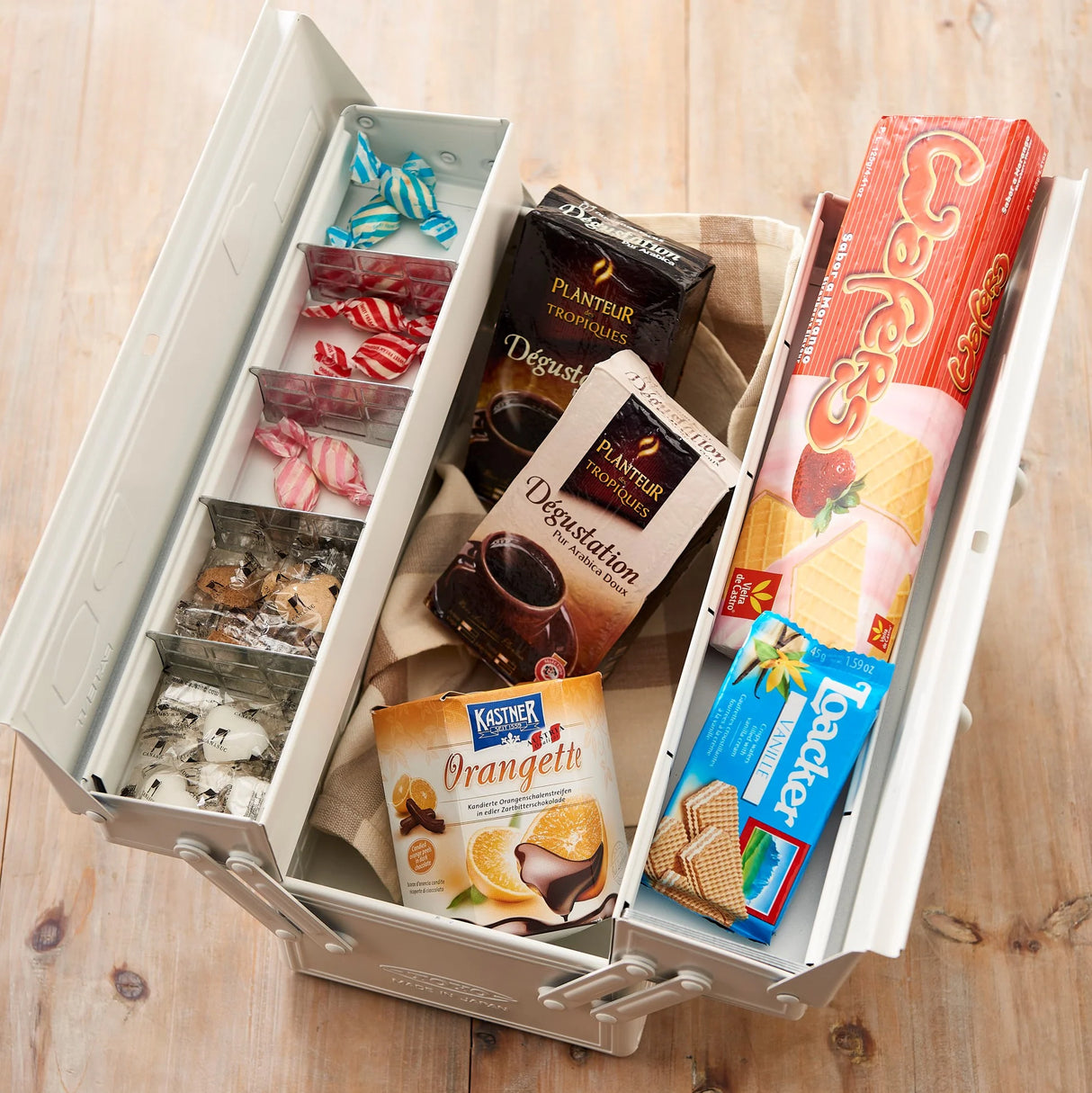 Toyo Steel Cantilever Toolbox ST-350 Indigo