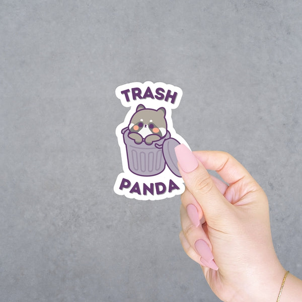 Coffee Raccoon Sticker - 3.2 or 4 Trash Panda Animal Decal Cute  Waterproof Vinyl Decal Peace Chill Vibes Water Bottle Bumper Graphic Art