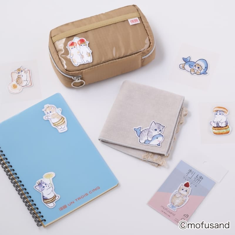 Mofusand Toast Embroidery Iron-on Patch