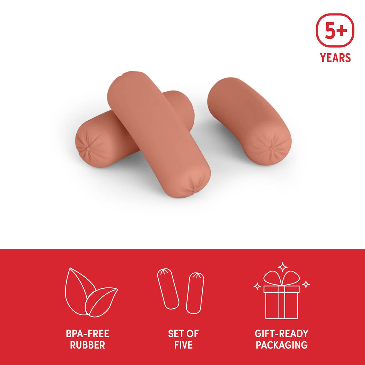 Uncanny - Cocktail Wiener Erasers - Set of 5