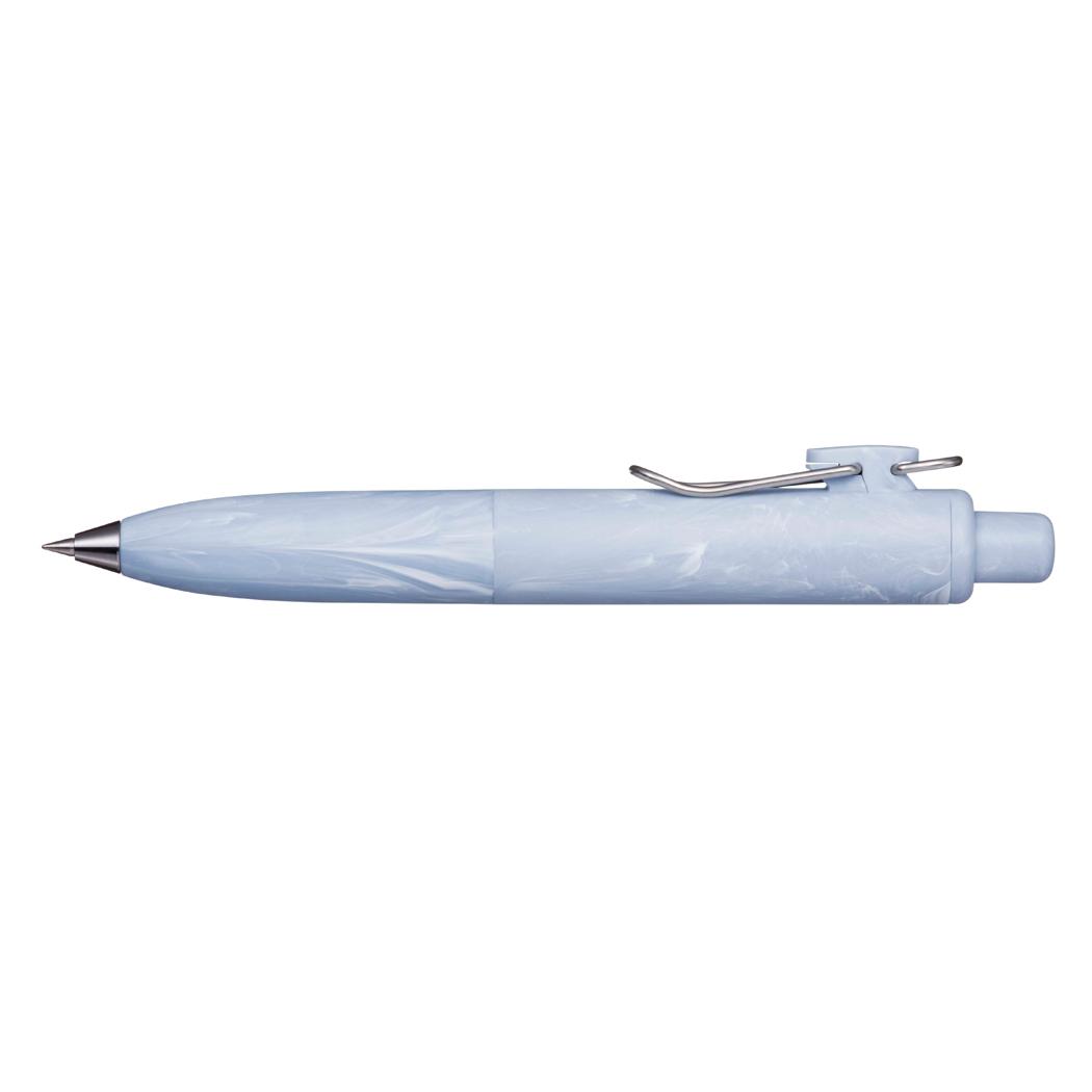 Bolígrafo de gel Uni-ball One P de 0,38 mm, color azul mármol Sabon