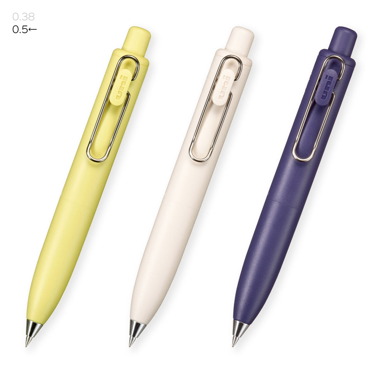 Bolígrafo de gel Uni-ball One P de 0,5 mm con punta de plátano