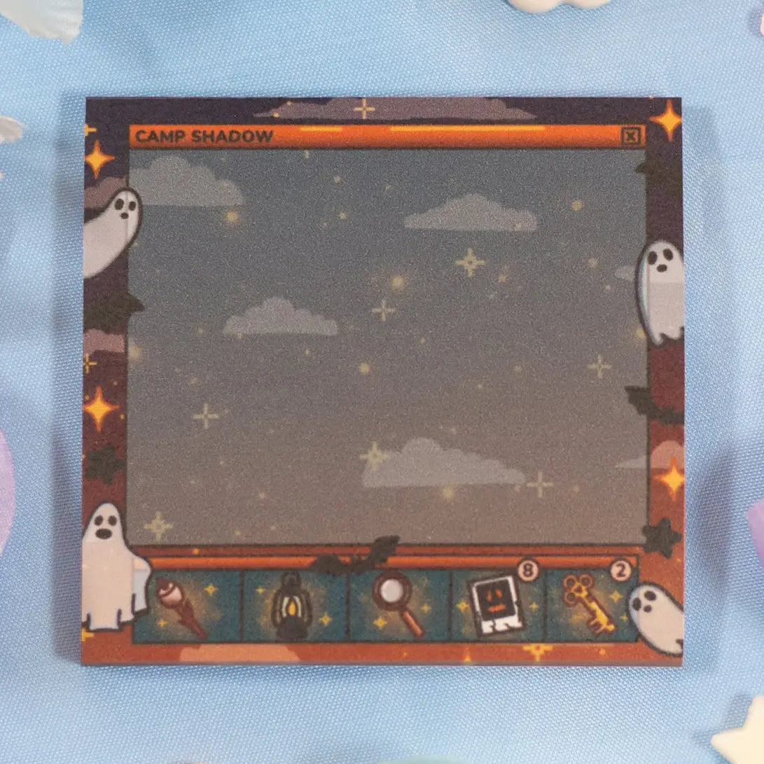 Unicorn Eclipse - Camp Shadow Sticky Notes
✧Size & Materials✧
Size (WxH): 3 in x 3 in
1 pad of 50 sheets, each sheet has adhesive backing
✧Notes✧
Please note that color on images may vary from monitor to monitor due to photographing, lighting, screen settings. Product colors may also vary slightly due to the manufacturing/printing processes.